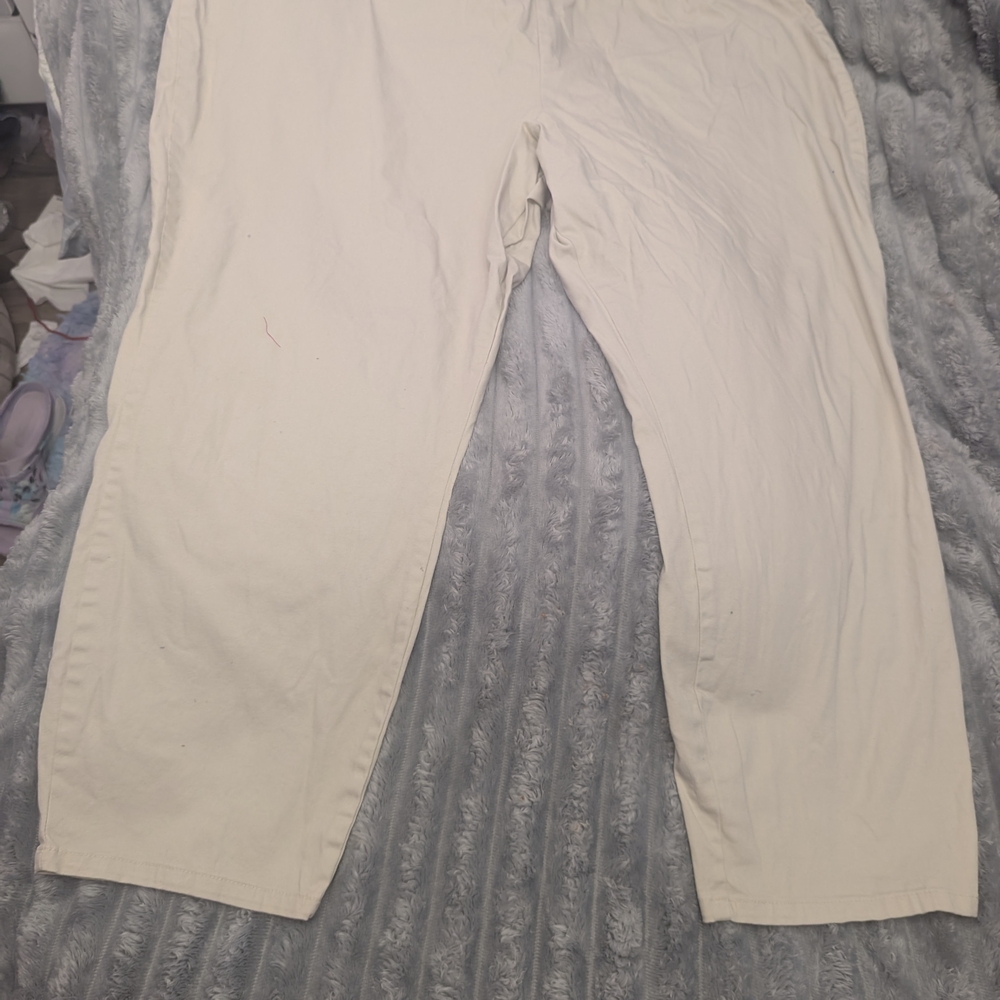 Catherines Cream Straight Leg Pants